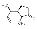 Cyclopentanone, 2-methyl-3-[(1R)-1-methyl-2-propenyl]-, (2R,3R)- (9CI) Structure