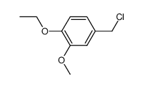 1-ethoxy-4-chloromethyl-2-methoxy-benzene结构式
