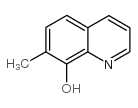 7-甲基-8-羟基喹啉结构式