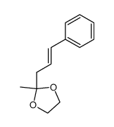 2-cinnamyl-2-methyl-1,3-dioxolane Structure