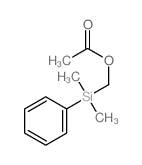 (dimethyl-phenyl-silyl)methyl acetate结构式