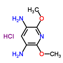 2,6-DIMETHOXYPYRIDINE-3,5-DIAMINE HYDROCHLORIDE Structure