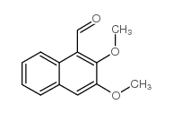 2,3-二甲氧基-1-萘醛结构式