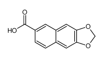 benzo[f][1,3]benzodioxole-6-carboxylic acid结构式