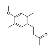 4-(4-methoxy-2,3,6-trimethylphenyl)butan-2-one结构式