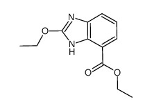 BENZIMIDAZOLE-4-CARBOXYLIC ACID 2-ETHOXY ETHYL ESTER structure