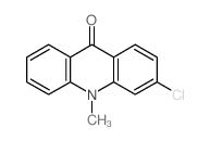 3-chloro-10-methyl-acridin-9-one结构式