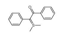 2-(dimethyl-l4-sulfanylidene)-1,2-diphenylethan-1-one Structure