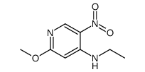 乙基-(2-甲氧基-5-硝基-吡啶-4-基)-胺结构式