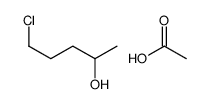 acetic acid,5-chloropentan-2-ol Structure