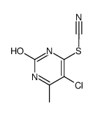 5-chloro-4-methyl-6-thiocyanato-1H-pyrimidin-2-one Structure