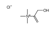 3-hydroxyprop-1-en-2-yl(trimethyl)azanium,chloride结构式