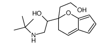 2-(tert-butylamino)-1-[2-(2-hydroxyethyl)-3H-cyclopenta[b]pyran-2-yl]ethanol Structure