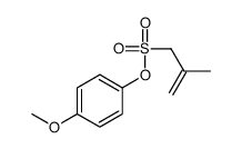 (4-methoxyphenyl) 2-methylprop-2-ene-1-sulfonate结构式
