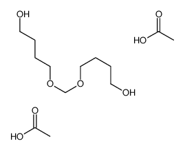 acetic acid,4-(4-hydroxybutoxymethoxy)butan-1-ol结构式