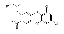 1,3,5-trichloro-2-[3-(1-fluoropropan-2-yloxy)-4-nitrophenoxy]benzene结构式