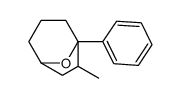 6-methyl-5-phenyl-8-oxabicyclo[3.2.1]octane Structure
