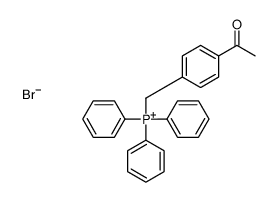 (4-acetylphenyl)methyl-triphenylphosphanium,bromide Structure