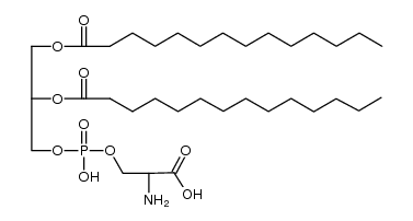 L-a-Phosphatidyl-L-serine,Dimyristoyl Structure