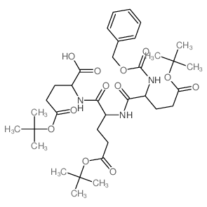 L-Glutamic acid,N-[N-[N-[(phenylmethoxy)carbonyl]-L-a-glutamyl]-L-a-glutamyl]-, 5,5',5''-tris(1,1-dimethylethyl) ester(9CI) structure