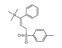 trimethyl-[3-(4-methylphenyl)sulfonyl-1-phenylprop-1-enyl]silane Structure
