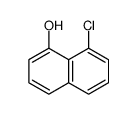 1-Hydroxy-8-chloronaphthalene结构式