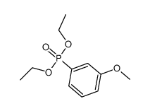 (3-methoxyphenyl)phosphonic acid diethyl ester Structure