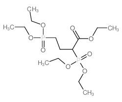 ethyl 2,4-bis(diethoxyphosphoryl)butanoate Structure