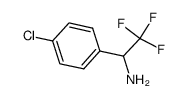 1-(4-chlorophenyl)-2,2,2-trifluoroethanamine structure