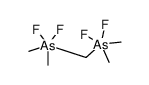 [difluoro(dimethyl)-λ5-arsanyl]methyl-difluoro-dimethyl-λ5-arsane Structure