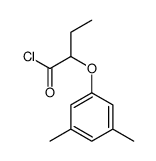2-(3,5-dimethylphenoxy)butanoyl chloride Structure