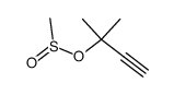 2‐methanesulfinyloxy‐2‐methylbut‐3‐yn结构式