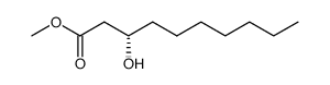 (S)-methyl 3-hydroxydecanoate Structure