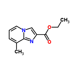 8-甲基咪唑[1,2-A]吡啶-2-甲酸乙酯结构式
