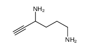 5-hexyne-1,4-diamine Structure