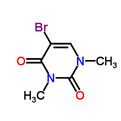 5-溴-1,3-二甲基尿苷结构式