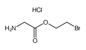 amino-acetic acid 2-bromo-ethyl ester hydrochloride Structure