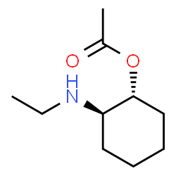 Cyclohexanol,2-(ethylamino)-,acetate(ester),(1R,2R)-rel-(9CI)结构式