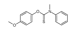 O-(4-methoxyphenyl) N-methyl-N-phenyl thiocarbamate结构式