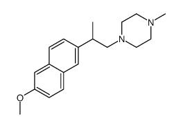 1-[2-(6-methoxynaphthalen-2-yl)propyl]-4-methylpiperazine Structure