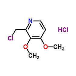 2-Chloromethyl-3,4-dimethoxypyridinium chloride Structure
