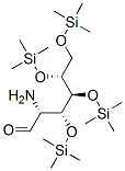 2-Amino-3-O,4-O,5-O,6-O-tetrakis(trimethylsilyl)-2-deoxy-D-glucose Structure