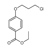 4-(3-Chloro-propoxy)-benzoic acid ethyl ester Structure