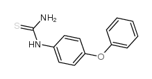 N-(4-苯氧基苯)硫脲结构式
