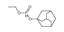 1-adamantyl ethyl hydrogen phosphite Structure