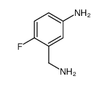5-氨基-2-氟苄胺结构式