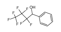 2,2,3,3,4,4,4-heptafluoro-1-phenylbutan-1-ol结构式