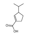(9ci)-3-(1-甲基乙基)-1-环戊烯-1-羧酸结构式
