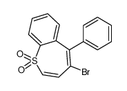 4-bromo-5-phenyl-1λ6-benzothiepine 1,1-dioxide结构式