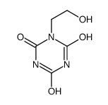 1-(2-hydroxyethyl)-1,3,5-triazinane-2,4,6-trione结构式